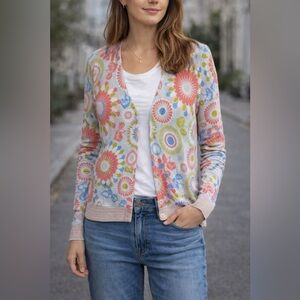 Boden floral cardigan size 6 NWT